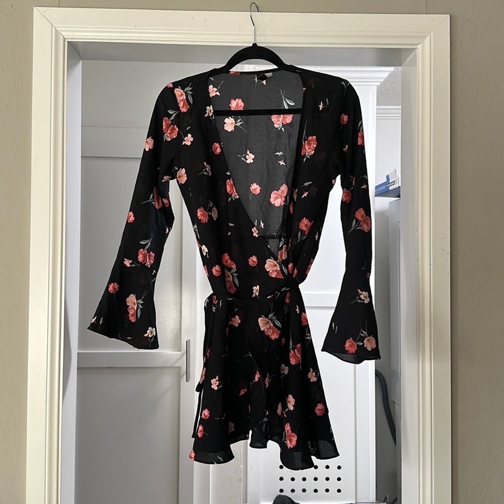 Beach floral cover up
